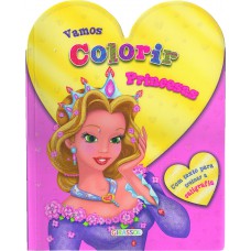 Vamos colorir - princesas rosa