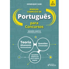 Manual completo de português para concursos - 3ª edição - 2019