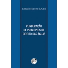 Ponderação de princípios de direito das águas