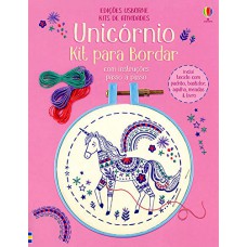 Unicórnio: kit para bordar