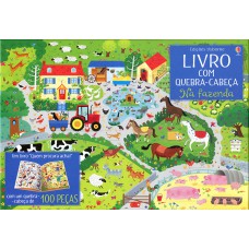 Na fazenda: livro com quebra-cabeça