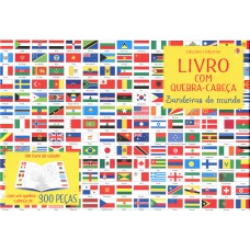 Bandeiras do mundo: livro com quebra-cabeça