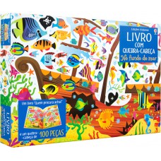 No fundo do mar: livro com quebra-cabeça