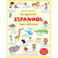 Eu aprendo espanhol com adesivos