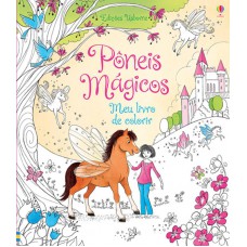 Pôneis mágicos : Meu livro de colorir