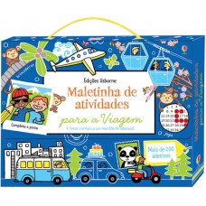 Maletinha de atividades para a viagem