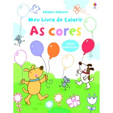 As cores : Meu livro de colorir