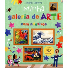 Minha galeria de arte com adesivos