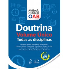 Série Método De Estudo Oab - Doutrina - Volume Único - Todas As Disciplinas