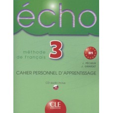 Echo 3 - cahier personnel d´apprentissage avec cd