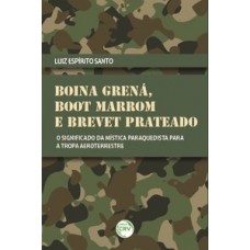 Boina grená, boot marrom e brevet prateado