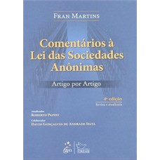 Comentários à Lei das Sociedades Anônimas - Artigo por Artigo