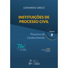 Instituições de Processo Civil - Processo de Conhecimento Vol. II