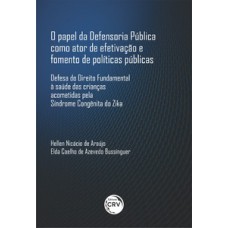 O papel da defensoria pública como ator de efetivação e fomento de políticas públicas