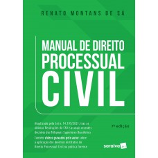 Manual de direito processual civil - 7ª edição 2022