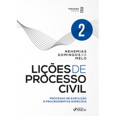 Lições de Processo Civil - Volume 2 - 3ª Ed - 2022