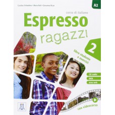 Espresso ragazzi 2 (a2) - libro + cd audio + dvd