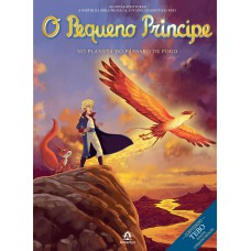 O pequeno príncipe no planeta do pássaro de fogo