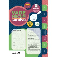 Vade Mecum Saraiva - Tradicional - 34ª edição 2022