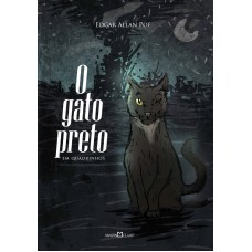 O gato preto em quadrinhos