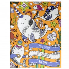 Meu Livro de Colorir NEON: Narval