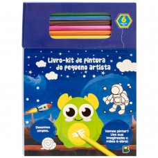 Livro de Pintura do Pequeno Artista: Azul