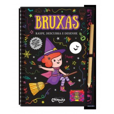 Bruxas - raspe, descubra e desenhe