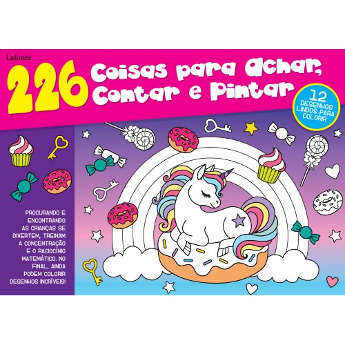 No livro de colorir, o melhor é que você pode pintar tudo do jeito que você  quiser! Então, se seu sorvete favorito é o de chocolate, você pode pintar  a