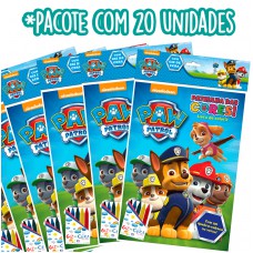 Kit com 20 livros para colorir - Patrulha Canina